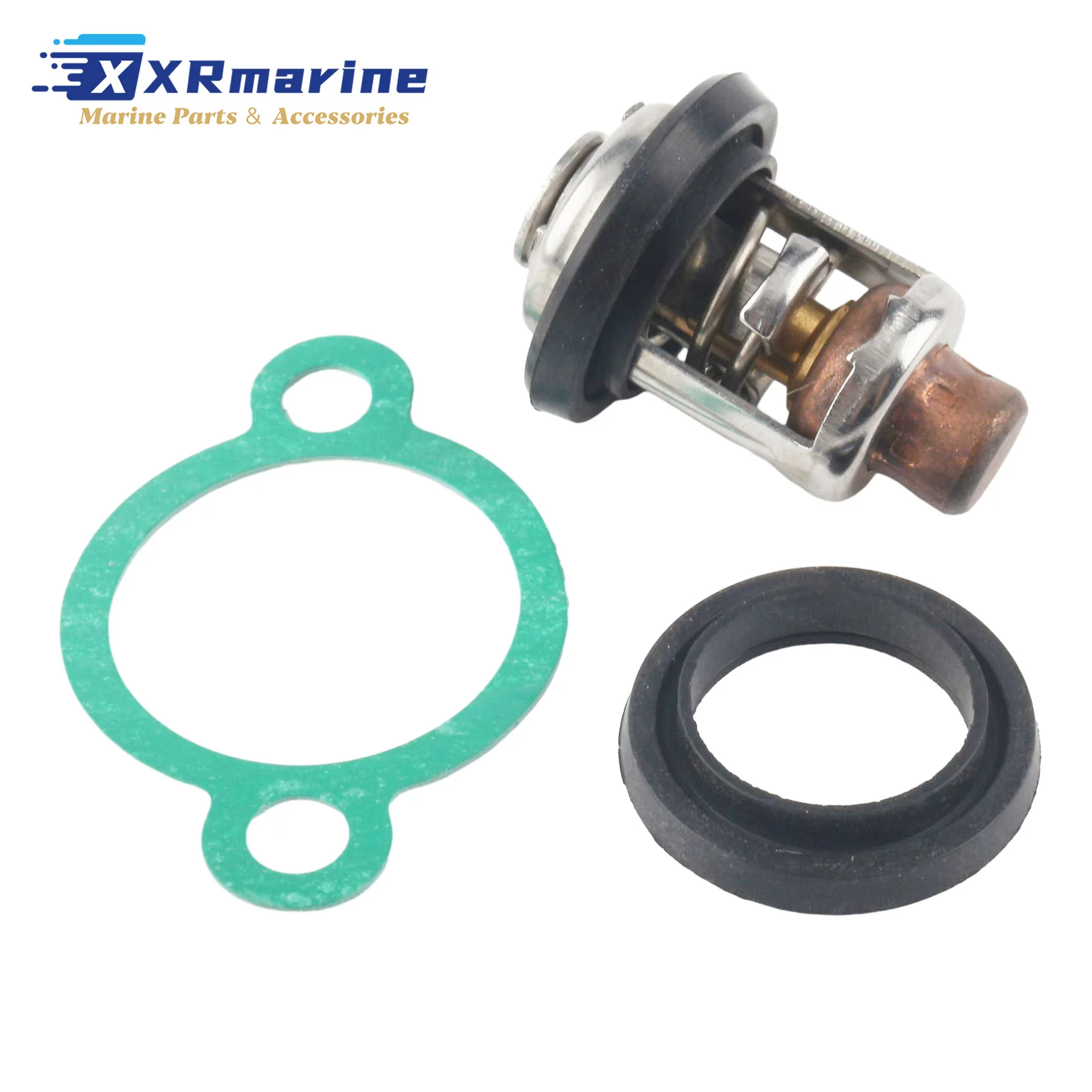 Outboard Thermostat Kit W/ Gasket Compatible with Honda Marine BF 4 To 100 HP Replaces 19300-881-761 19351-ZV4-610