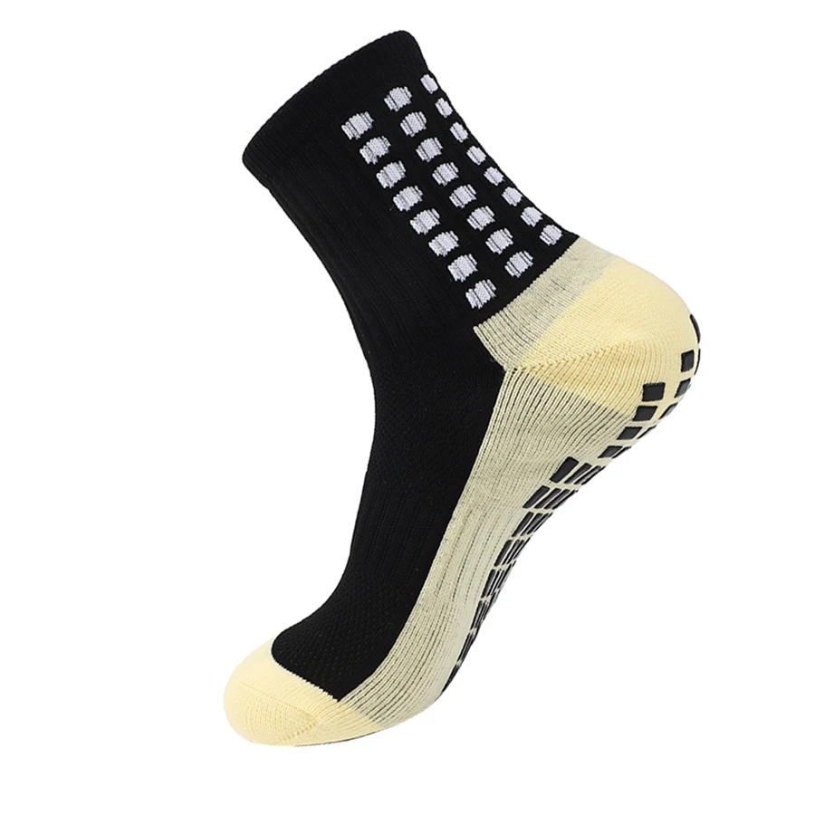 Pairs New Football Socks 1 Men Women Sports Socks Non-slip Silicone Bottom Soccer Baseball Socks Outdoor Sport Cycling Yoga 01