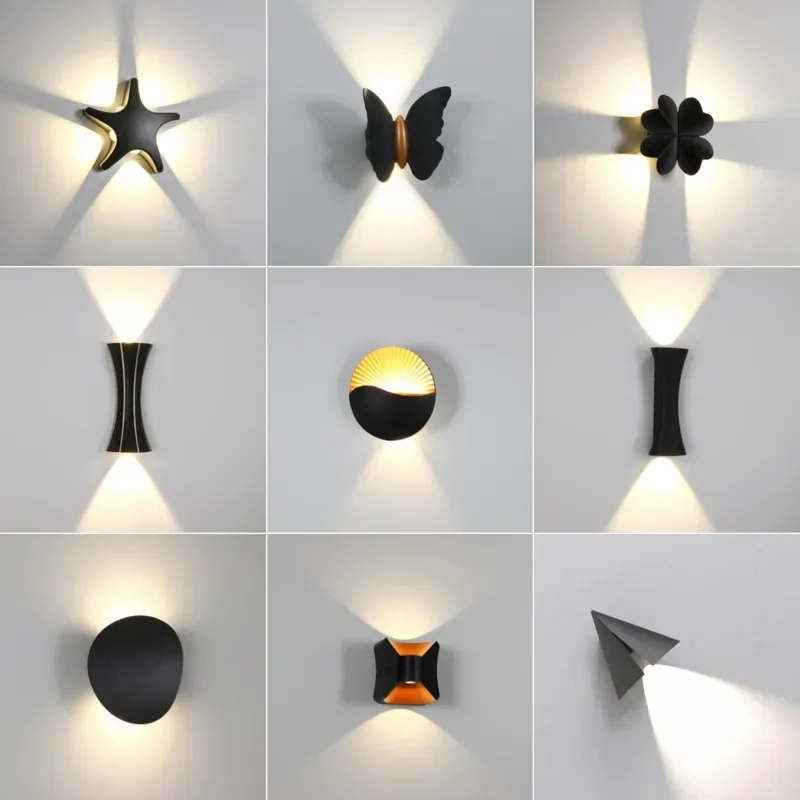 for Outdoor Waterproof Butterfly Wall Lamp for Seagull Modern Simple Garden Wall Washer Aisle Balcony Decorative Light