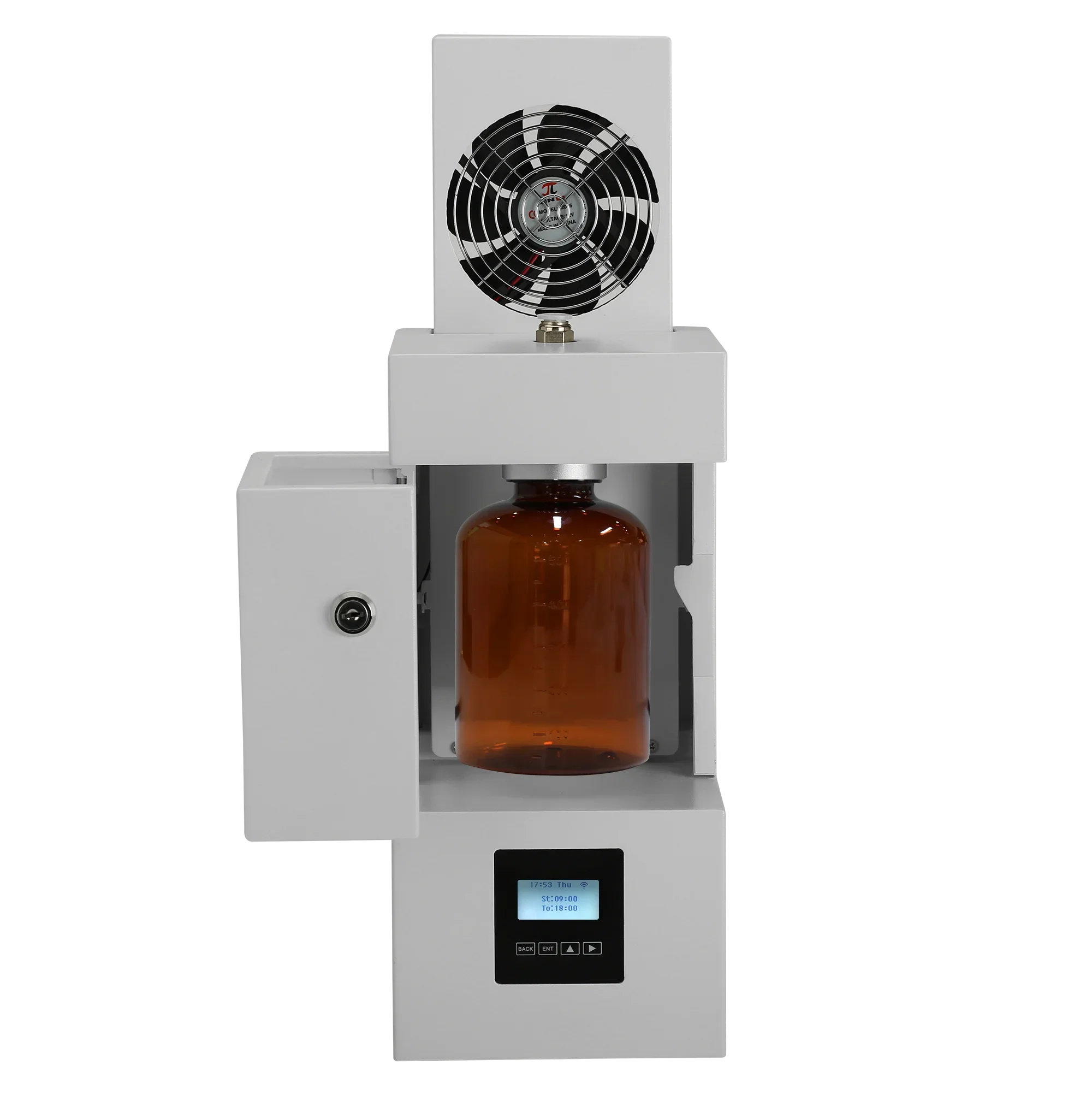 

#Electric Diffuser HVAC System Aroma Diffuser Metal Material Scent Machine Big External Fans Electric Diffuser##