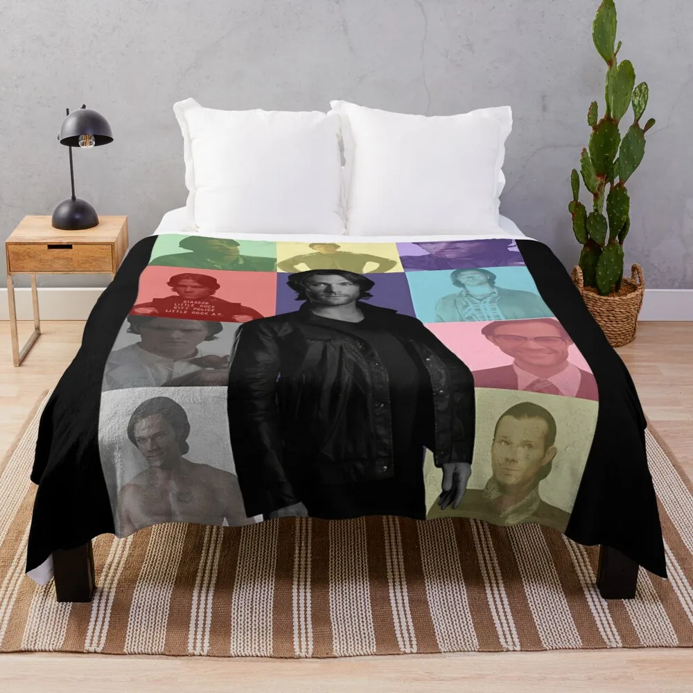 

Sam Winchester Eras Tour Throw Blanket blankets and throws wednesday Luxury Throw Blankets