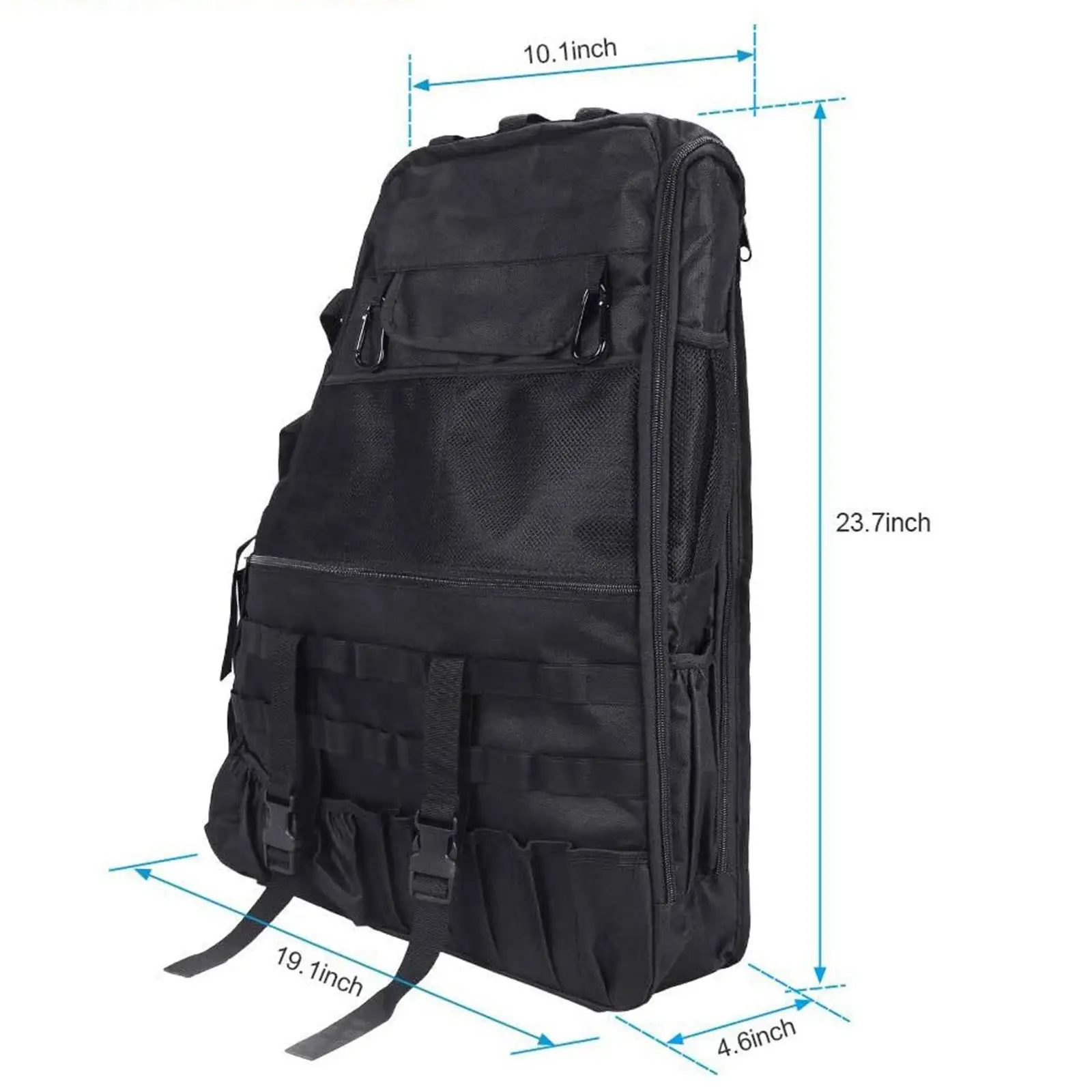 Roll Bar Storage Bag Oxford Cloth Cargo Saddlebag Tool Saddle Bag Organizers with Multi Pockets for Jeep JL Jku Wrangler JK