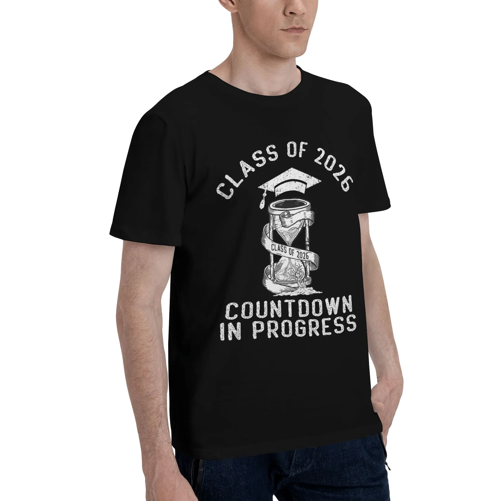 Class of 2026 Senior Graduation Graphic Printed T Shirt for Men Women  Pure Cotton  Tee Shirt Clothing