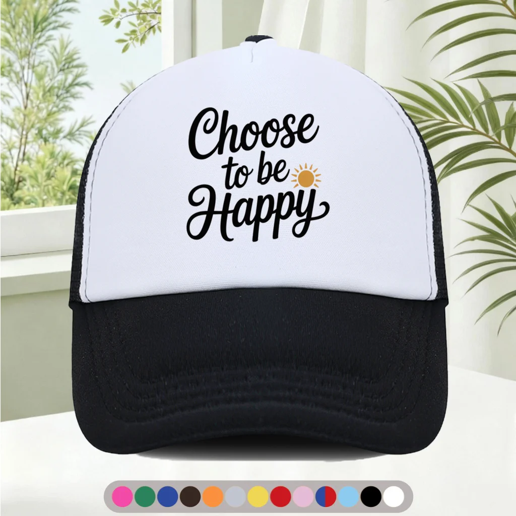Fashionable and Versatile Sponge Mesh Cap  Features Cool Printed Patterns, Unisex  American Trucker Hat  HighQuality Hat  S
