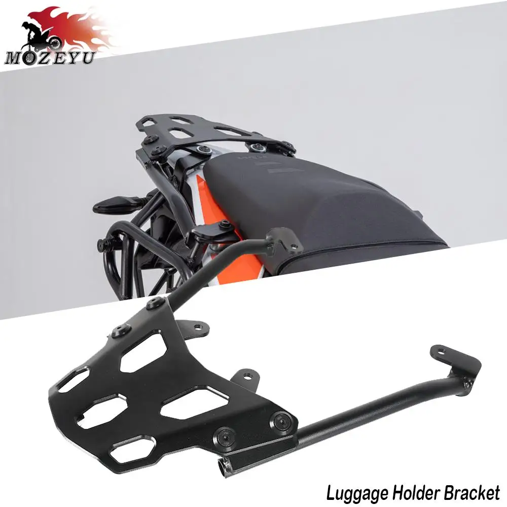 

Trunk Seat Rear Box Tail Shelf Metal Luggage Rack Kit Seat Extension For 390 Adventure 2019 2020 2021 Luggage Holder Bracket