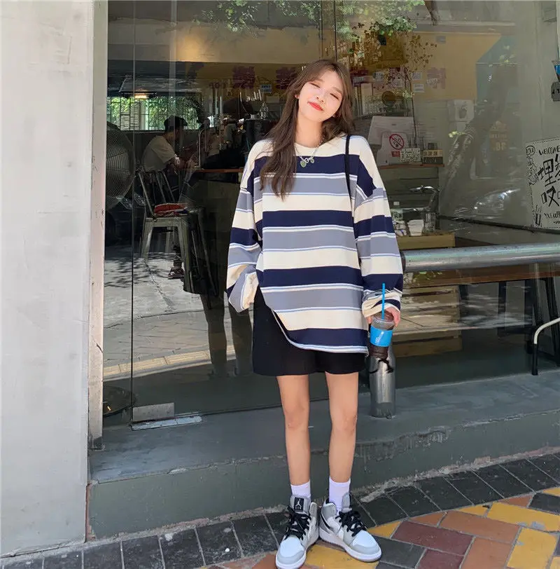 

Beauty Girl Women Fashion Korean Style Long Sleeve Spring Winter Clothing Tops Casual Shirt For Happy Holiday Daily Life 2025
