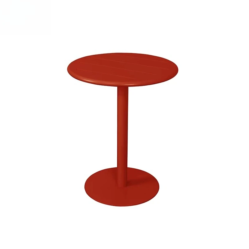 

Modern minimalist indoor and outdoor furniture balcony courtyard garden metal dining chair dining table