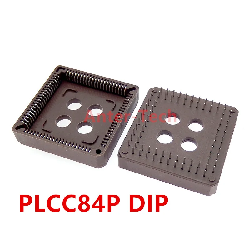 PLCC IC Socket DIP 84PINS PLCC-84 NEW DIP PLCC-84 IC chip carrier PLCC socket all around DIP In Stock