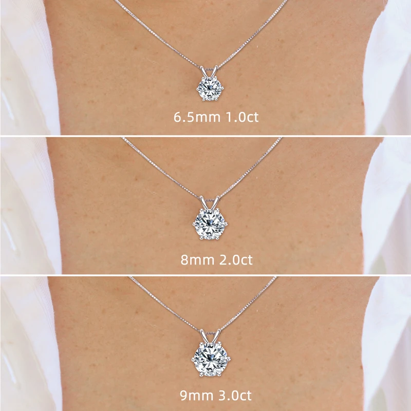 Thumbnail 3 - #13 Latest Moissanite Necklaces Offers