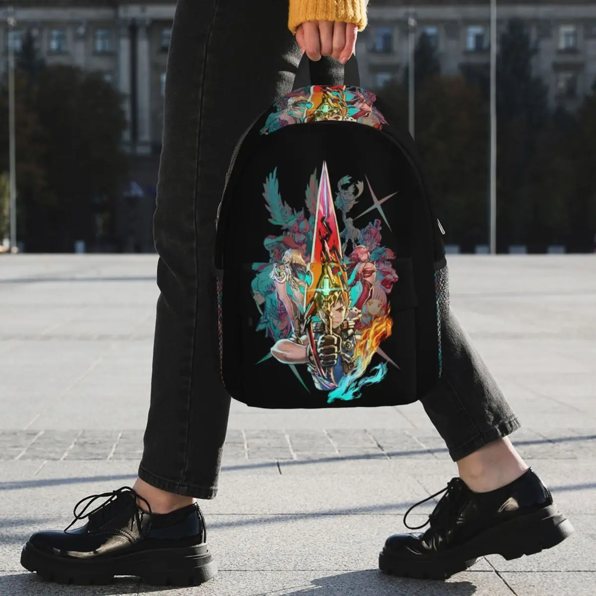 Xenoblade Chronicles 2 - Team Backpack Student BookBag Boys Girls School Bag Computer Shoulder Bags
