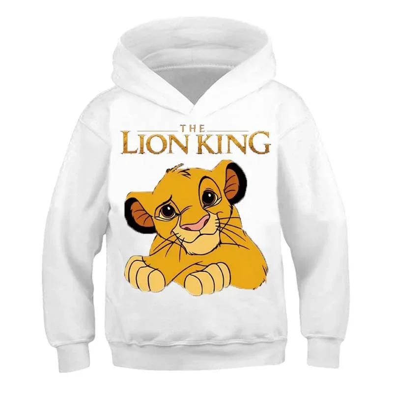 Kids The Lion King Hoodies Clothing Children\'s Cotton Long Sleeves Sweatshirts Clothes Boys And Girls Simba Hooded Tops Costumes