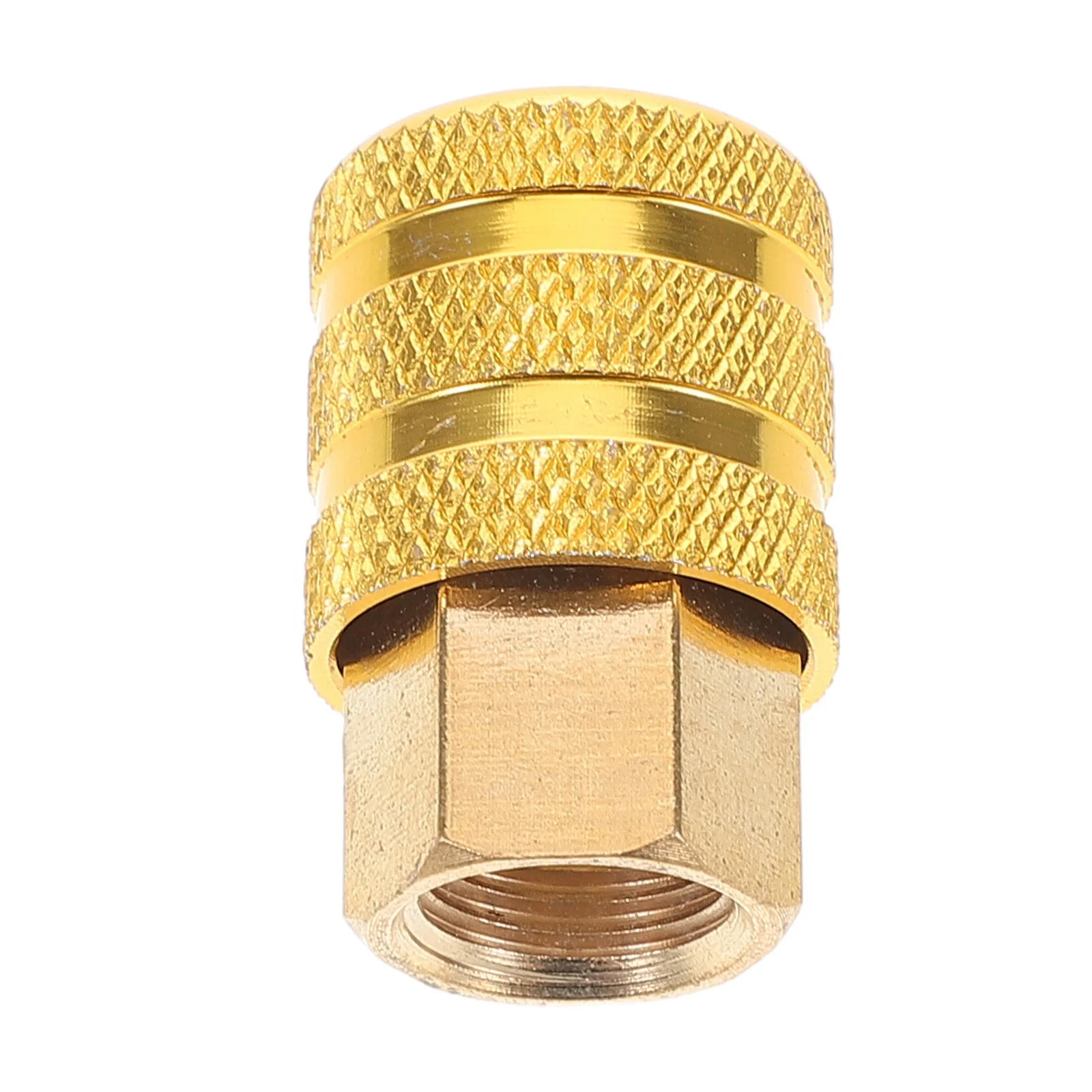 

Copper Tire Inflator Adapter Quick Connect Self-Locking Air Chuck for Car Pressure Gauge Inflation Nozzle Emergency Use