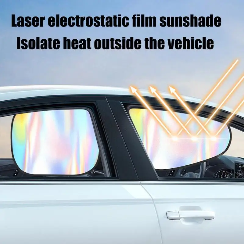 

Car Window Sunshade 2X Window Shades For Car Automotive Interior Sun Protection Block Screen For Urban Vacation Vehicle Camping