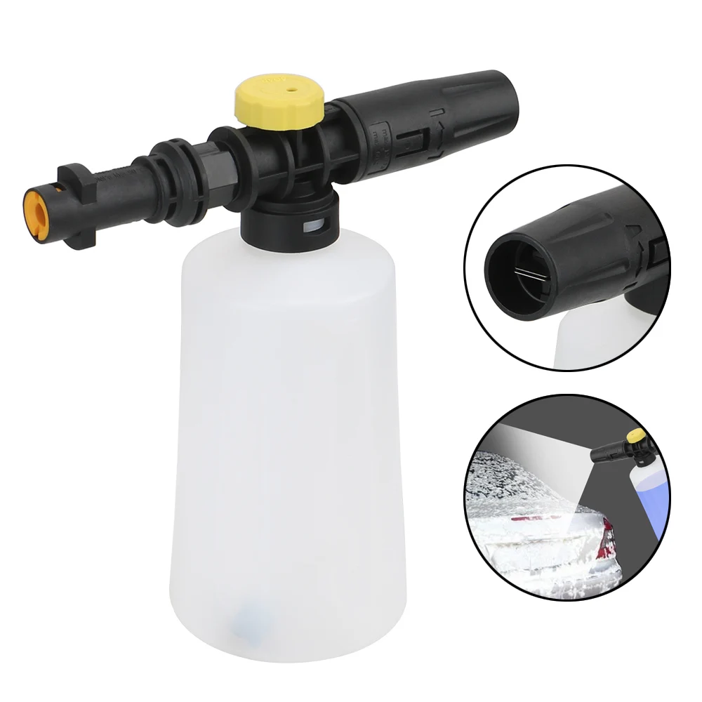 

High Pressure Washers 750ML Car Soap Foam Cannon Generator Adjustable Sprayer Nozzle Snow Foam Lance Car Cleaning