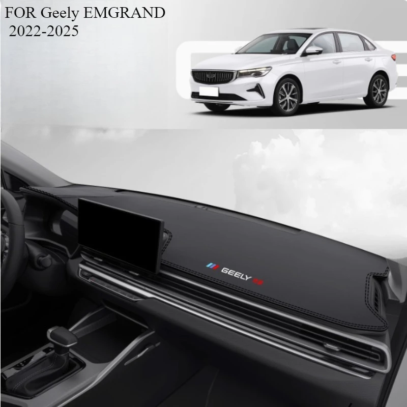 FOR Geely EMGRAND 2022-2025 Car Dash Mat Dashmat Dashboard Mat Cover Sun Shade Dash Board Cover Carpet  Accessories