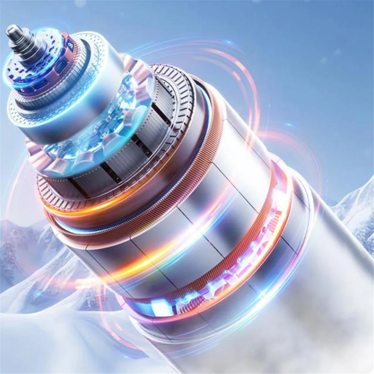 GOB-oFolding مروحة رقمية محمولة 3600 مللي أمبير في الساعة سطح المكتب مروحة صغيرة USB قابلة للشحن مروحة تبريد الصيف، بسيطة