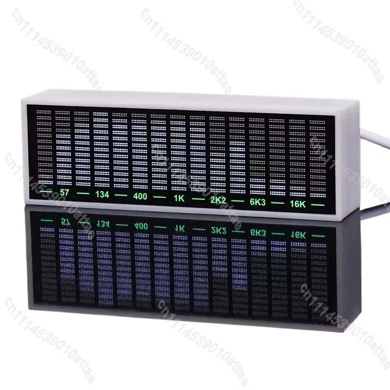 For LED Voice Controlled Audio Display Pickup Ambient Light Music Spectrum Analyzer With Case USB 5V Sound Reactive