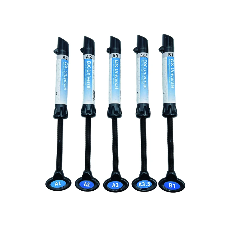 1 Set Dental Universal Light Cure Composite Resin Kit 5ml Primo Bond Adhesive 37% Phosphoric Acid Orthodontic Material