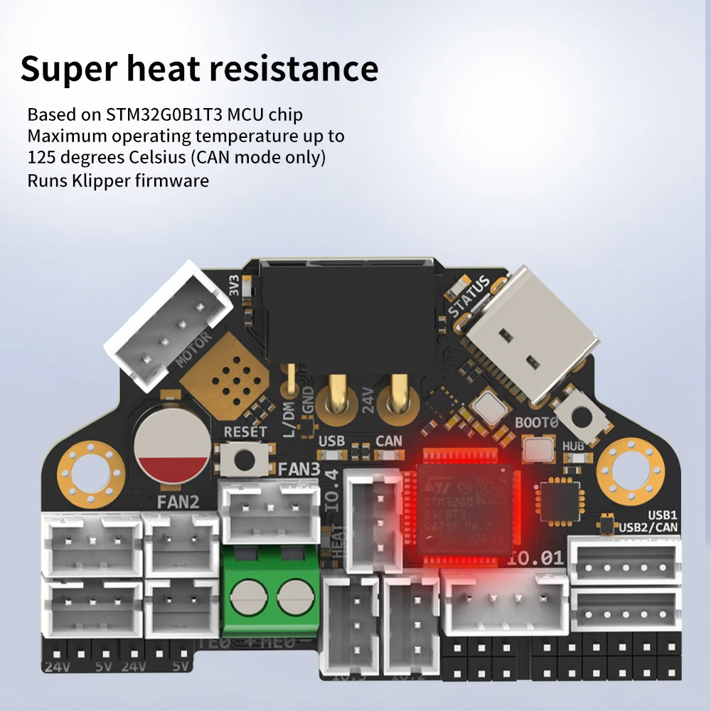 FYSETC H36 v1.3 كومبو مقاومة درجات الحرارة العالية كليبر Canbus أداة المجلس للمحرك على متن الطائرة TMC2209 #3
