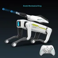 Kids RC Robot Dog AI Intelligent Bomb Robot Dog RC Robot Voice Programmed Robot Chassis for Boys Girls Toys Cool Stuff