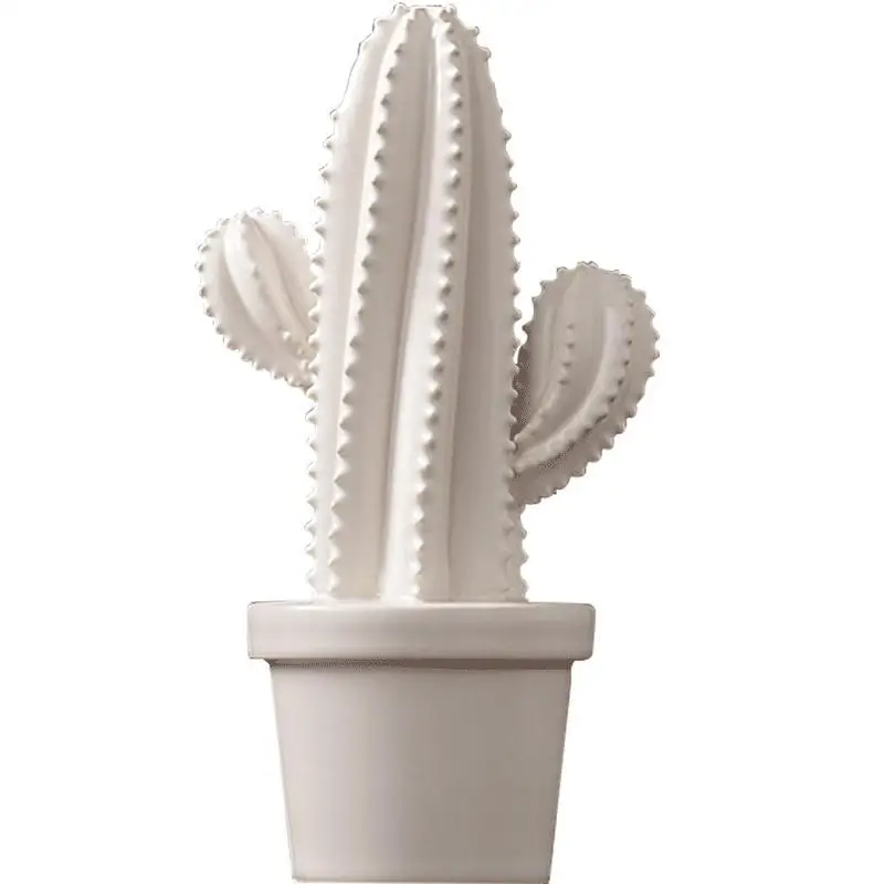 

Nordic Modern Simple Ceramic Cactus Ornament Creative Living Room Model TV Cabinet Desktop Home Decoration