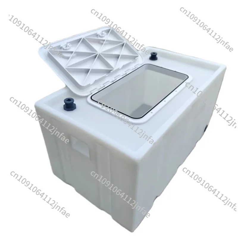 

65L Thickened Outdoor Fish Storage Box, Waterproof Sealing Live Fish Container, Durable Trunk Transportation Fish Bucket