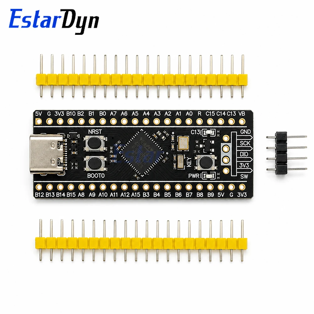 STM32F401 STM32F411 Black Pill Development Board V3.0 STM32F4 Core Board for Microcontroller DIY Projects