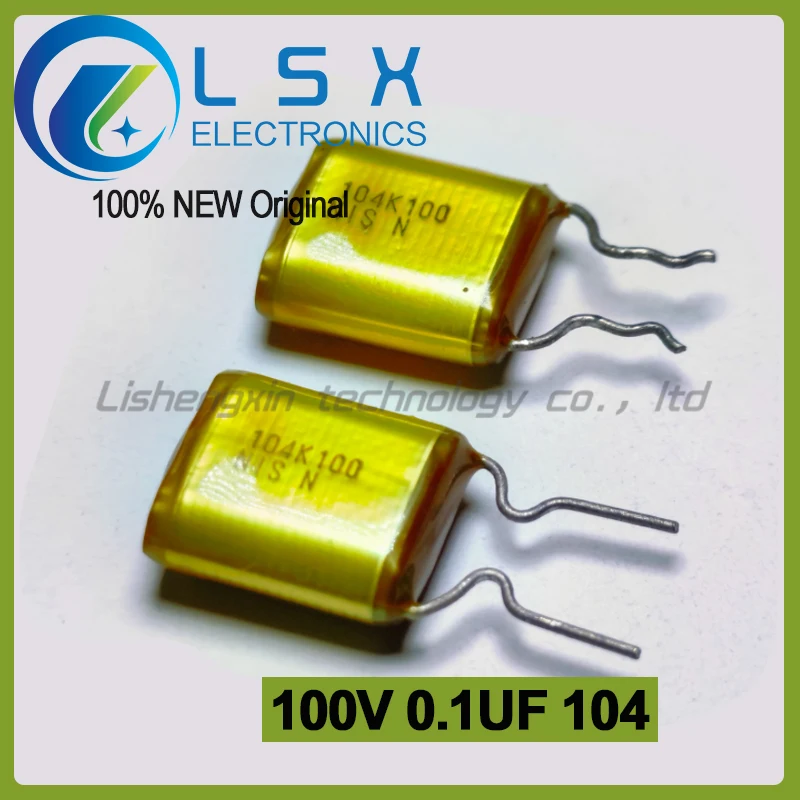 10 шт. TDA1541 100 В 0,1 мкФ 104 AMZ аудиоусилитель конденсатор лихорадки ранний антикварный