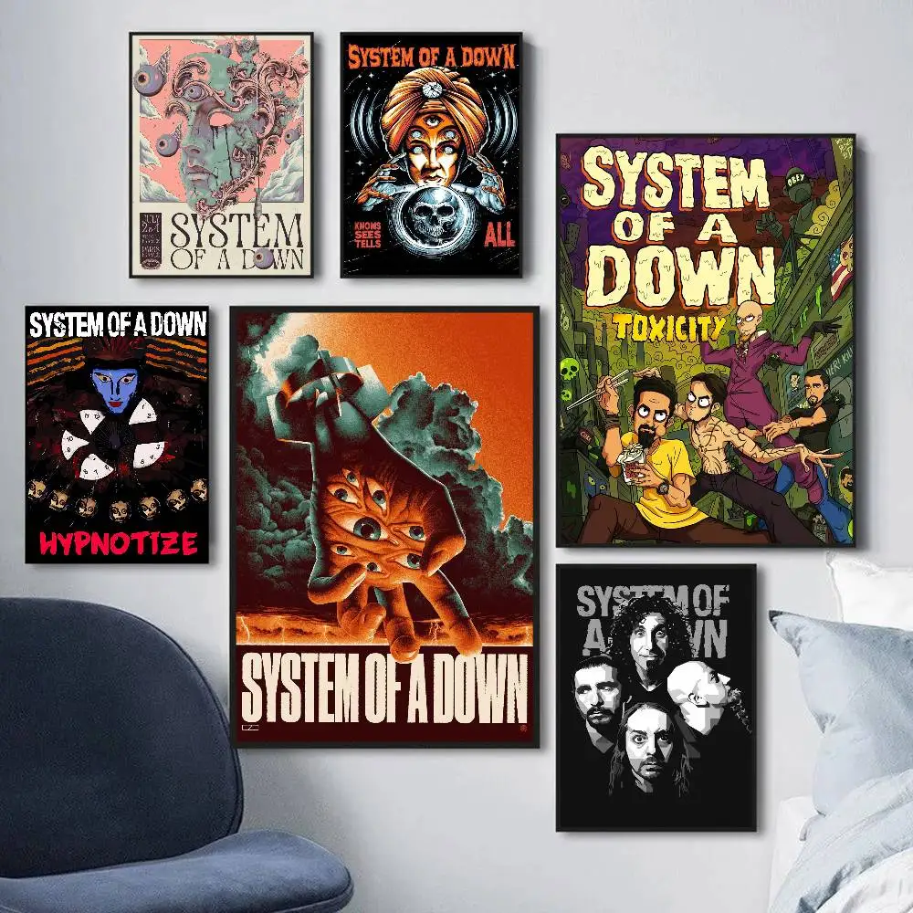 S-System Of A D-Down Band Singe Good Quality Prints and Posters HD Quality Poster Wall Art Painting Study Home Decor