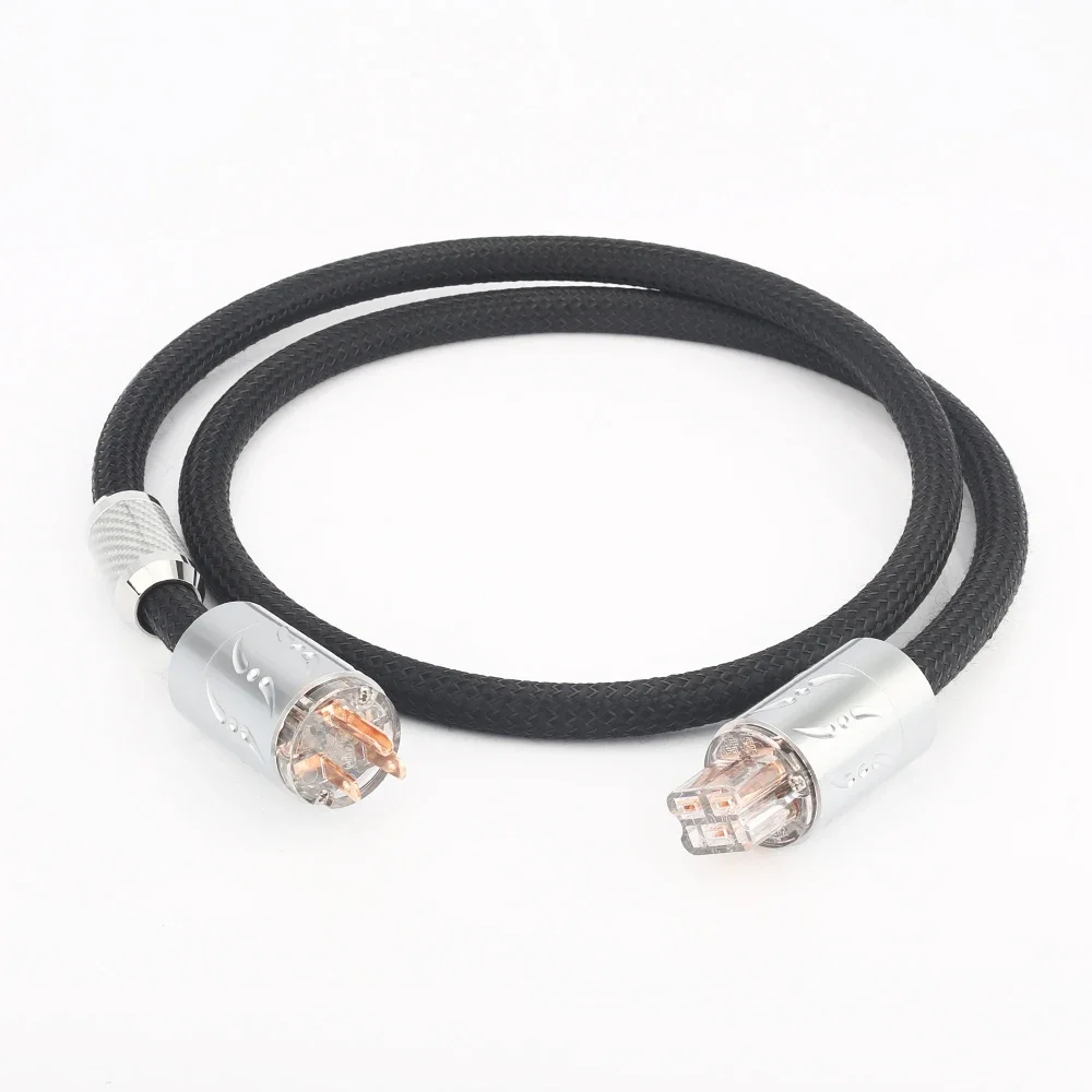 Viborg VP1501 US Audiophile Power Cord Cable  C19 Power Cable Pure copper 20A Amp IEC 100% Pure Copper