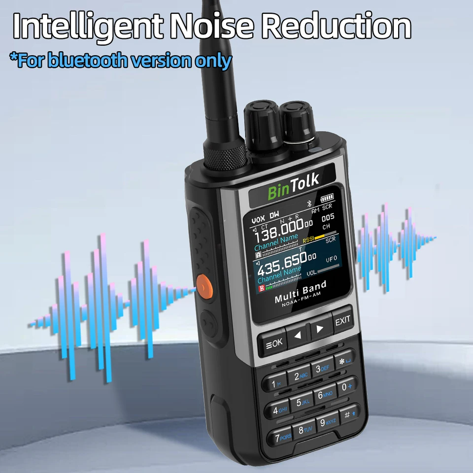 BinTolk BT8200 Walkie Talkie 10W Lange afstand Multi Band