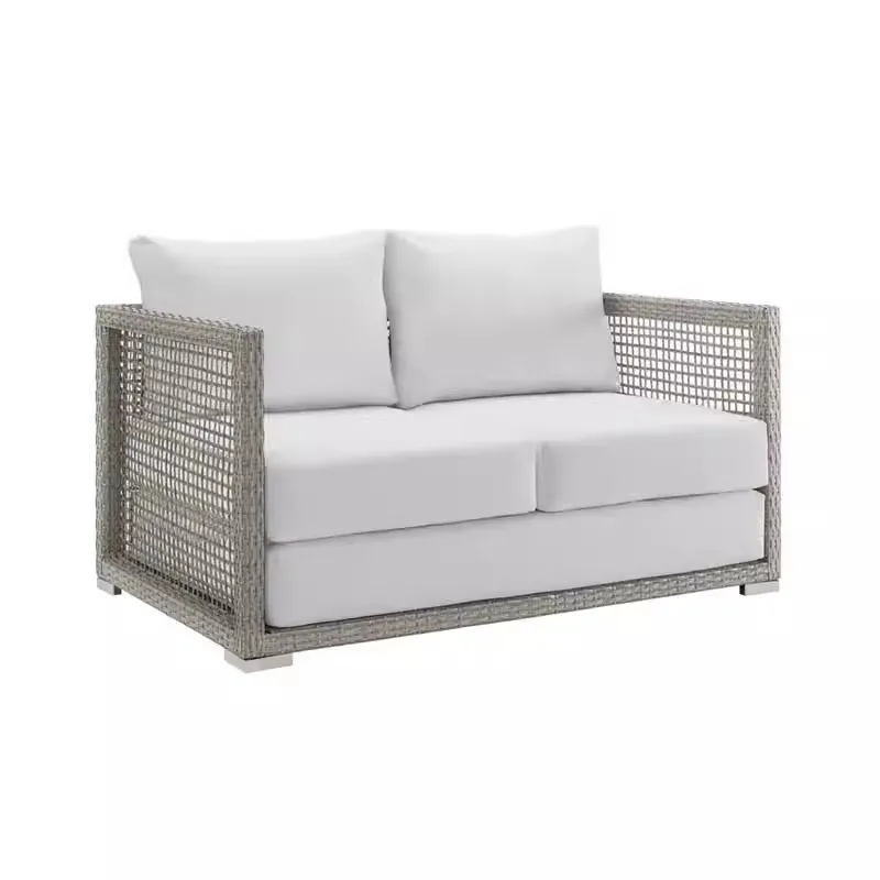 

Комплект уличной мебели из ротанга: современный, минималистичный, для двора, сада, балкона, солнцезащитный, водонепроницаемый, для солнечной комнаты, с подушками