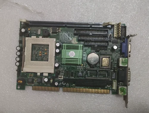 100%OK HSC-1531VD Original Embedded IPC Board ISA Slot Industrial motherboard Half-Size CPU Card PICMG1.0 With CPU RAM PC104