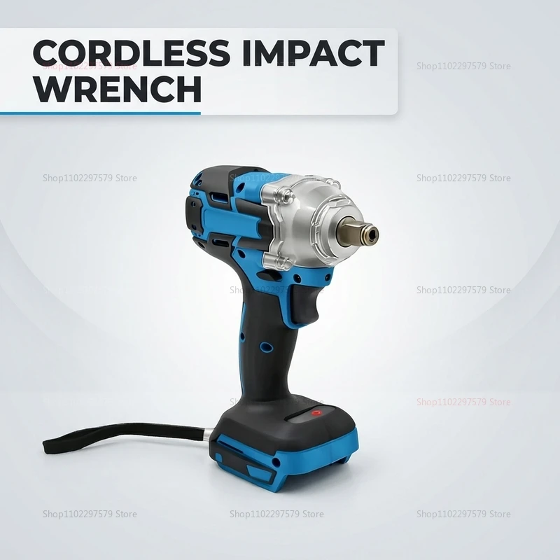 

Cordless Electric Impact Wrench Brushless Hand Drill No Battery Heavy Duty Power Tool for Automotive Construction Repair and DIY