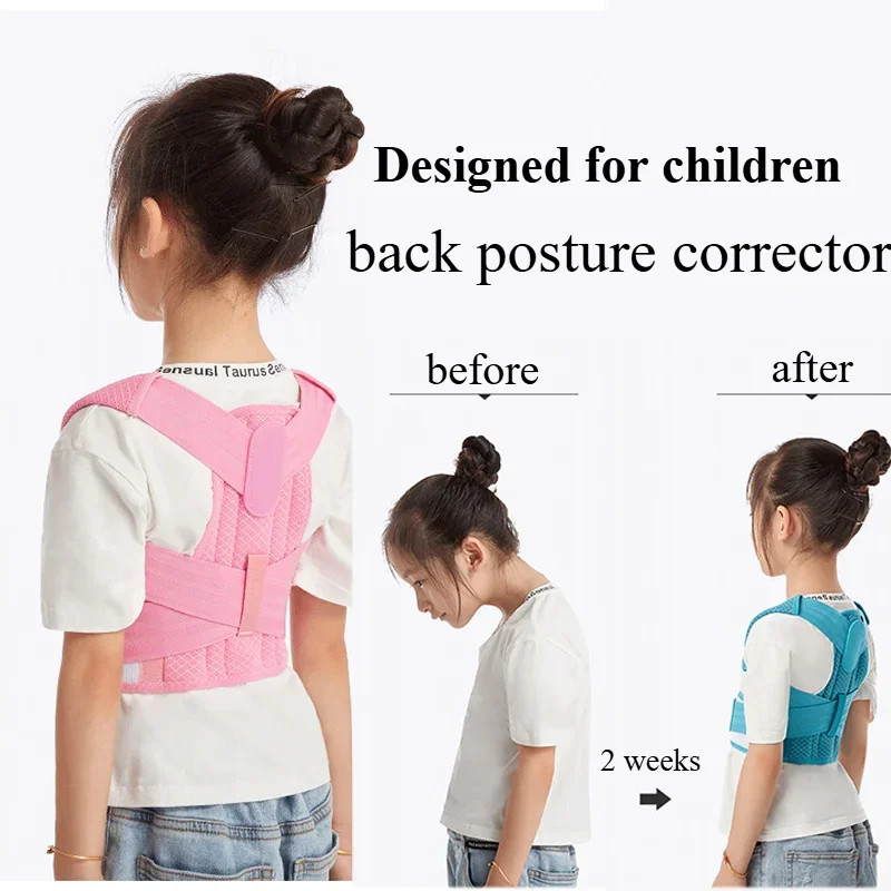 Adjustable Children Posture Corrector Back Support Belt Kid Boy Girl Orthopedic Corset Spine Back Lumbar Shoulder Braces Health