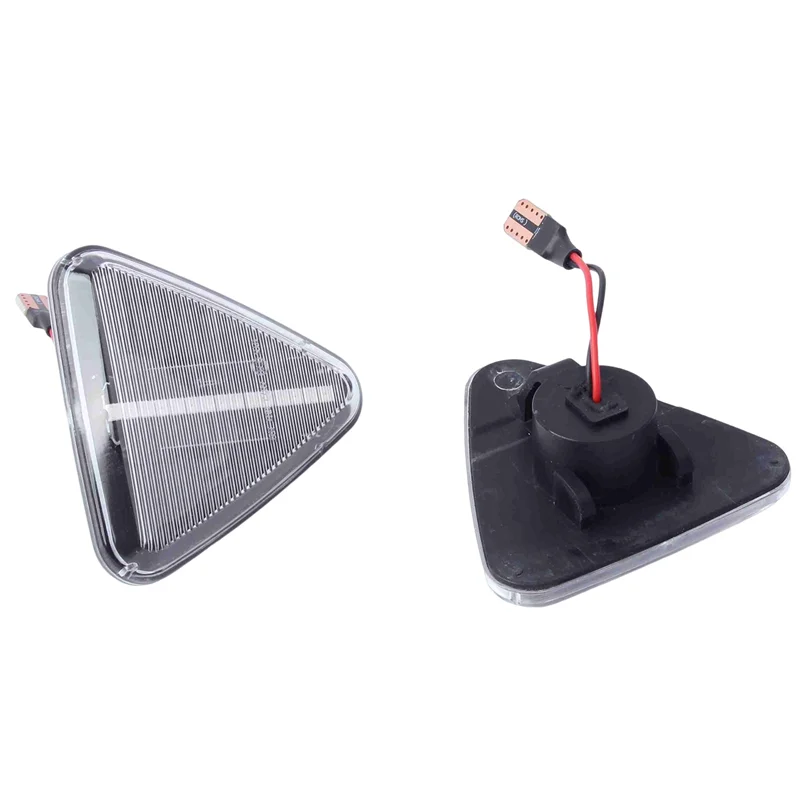 Car Dynamic LED Side Marker Light Turn Signal Light for Mitsubishi Colt CZC 2006-2012 Car Accessories Transparent