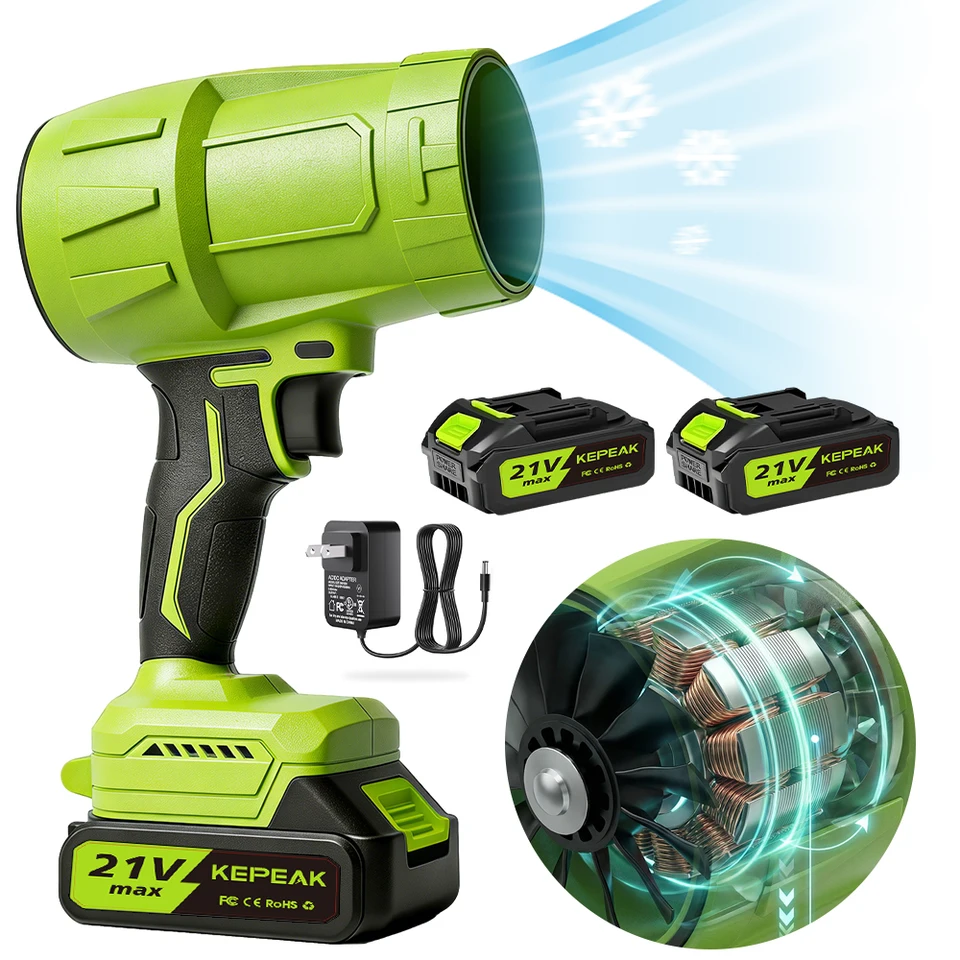 Portable Cordless Turbo Blower for Cleaning Tasks