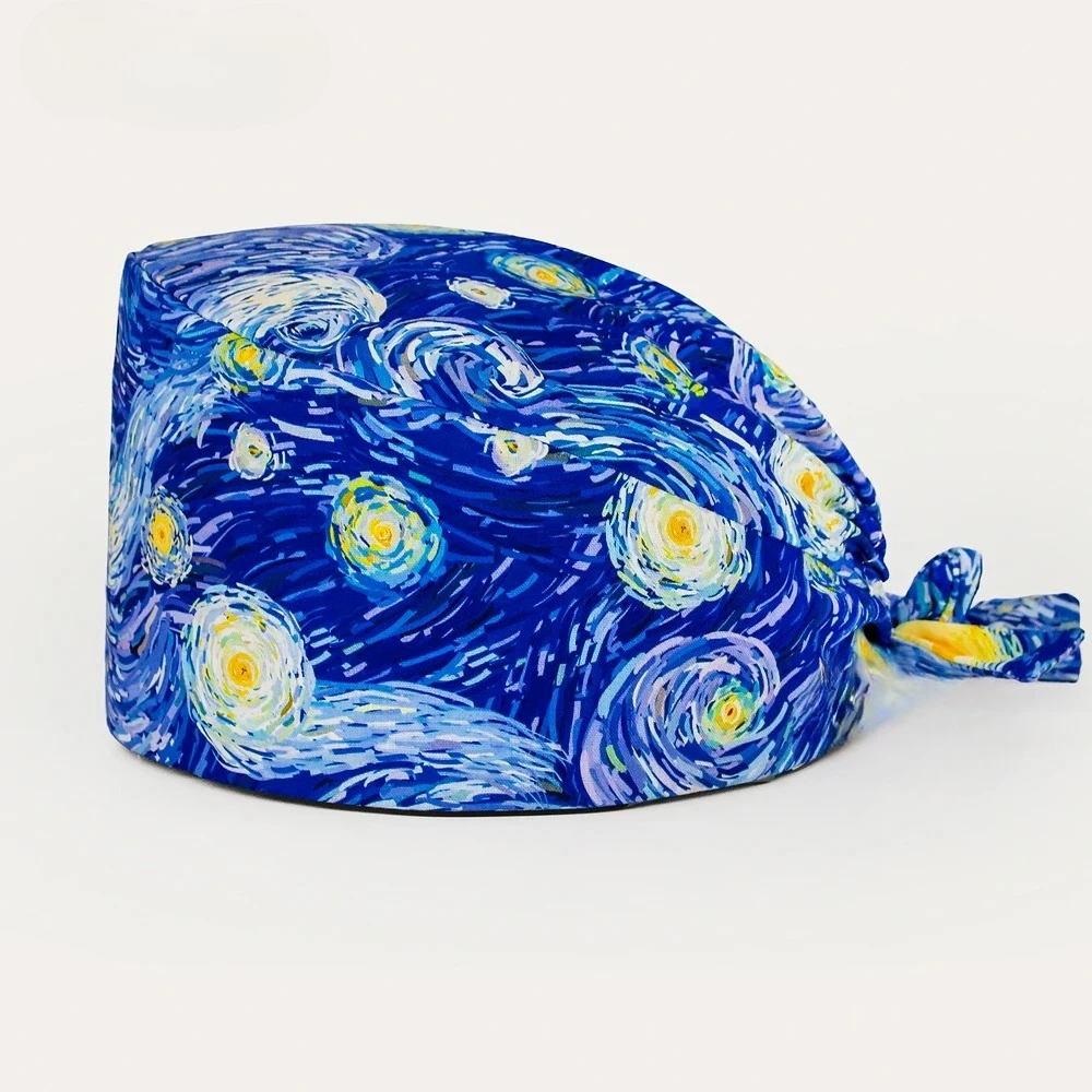 

Хирургическая шапочка для женщин, шапочка для волос медсестры, чистая защита, рабочая шапочка для кормления, высокое качество, дышащая хлопковая шапка-скраб, оптовая продажа, шапочка для скрабов