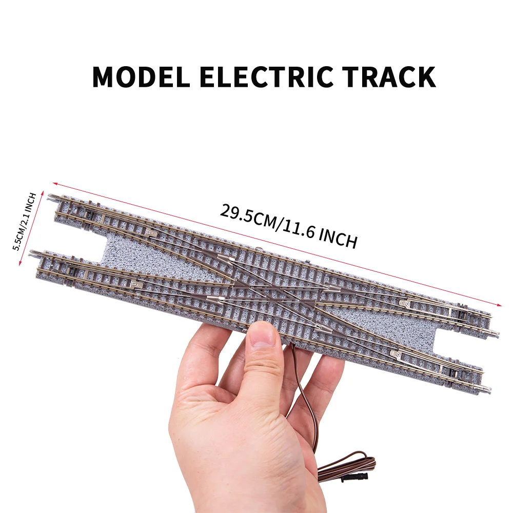 نموذج قطار المسار N مقياس 1:160 PX280 العلامة التجارية 1247 مزدوجة معبر المسار إقبال DIY بها بنفسك السكك الحديدية قطار السكك الحديدية المشهد اللعب 1 قطعة