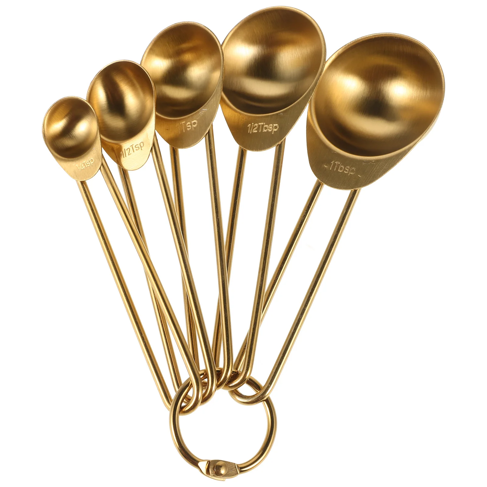 

1Set Stainless Steel Measuring Spoons Set Precision Engraved for Baking Cooking Seasoning Kitchen Accessories Portable Metal