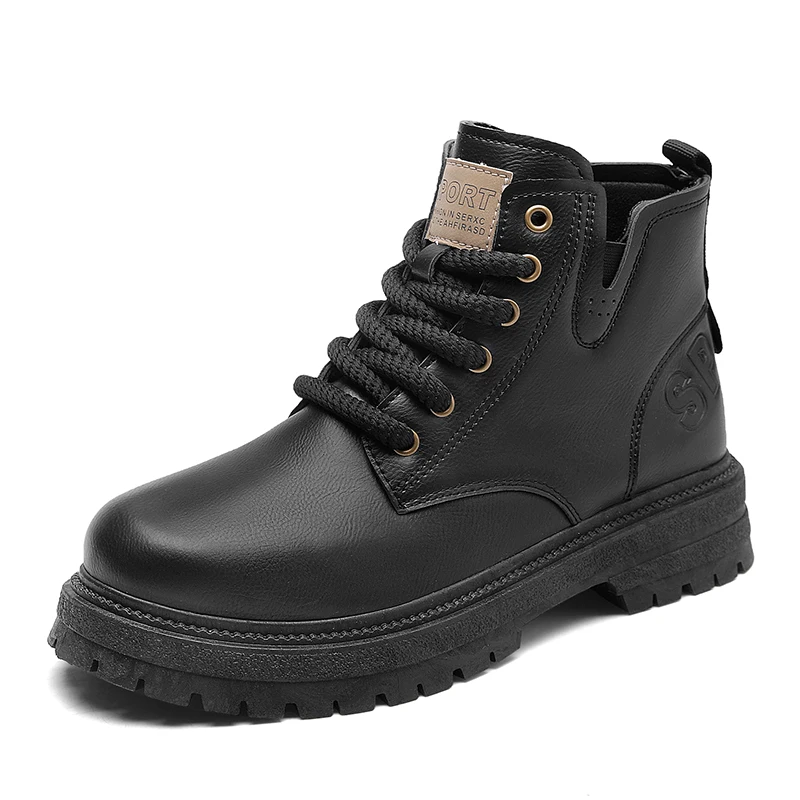 

Zhongbang labor protection shoes, outdoor workwear, trendy shoes, Martin shoes, men's shoes, men's motorcycle shoes
