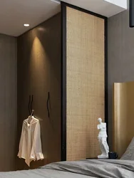 Japanese style rattan door, sliding door