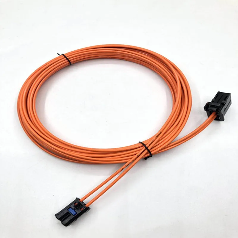 

1M/1.8M/5M MOST-fiber host jumper inner shell and male shell audio cable maintenance fiber optic harness