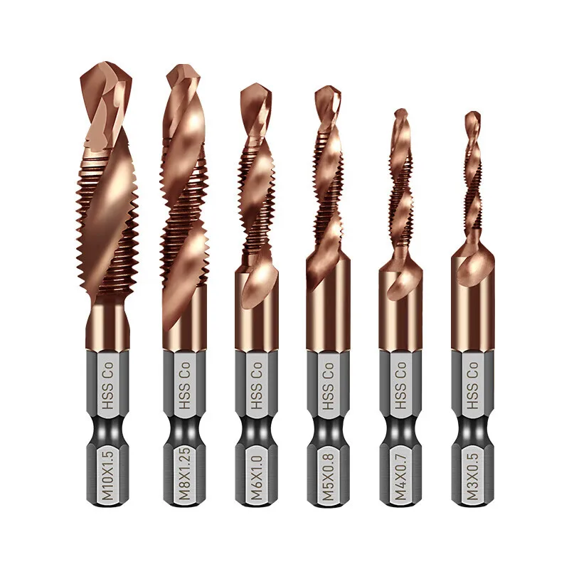Spiral Taps for M35 Cobalt-Containing Machines, Composite Taps, Drilling and Tapping Integrated Chamfering Stainless Steel