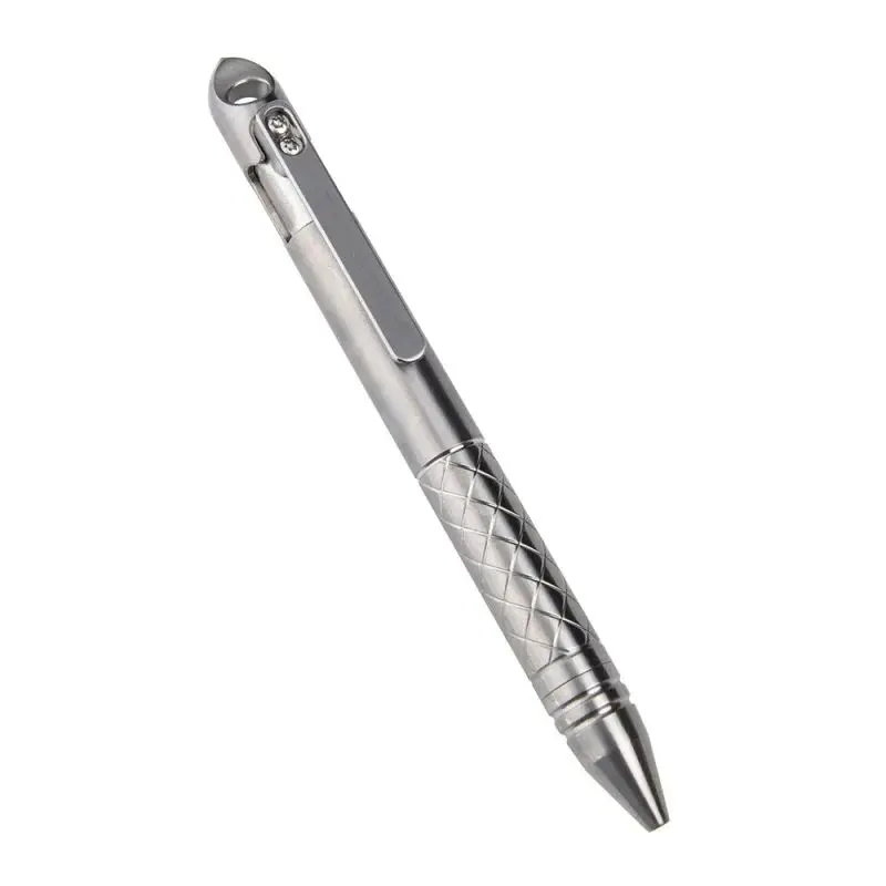 High Quality Titanium Alloy Tactical Pen Portable Waterproof Writing Pen Emergency Glass Breaker  EDC Outdoor Ball Point Pen