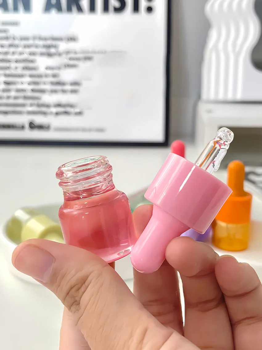 5ml Mini Dropper Bottle 7pcs Glass Essential Oil Bottle With Glass Pipette Refill Perfume Container Vials For Cosmetic