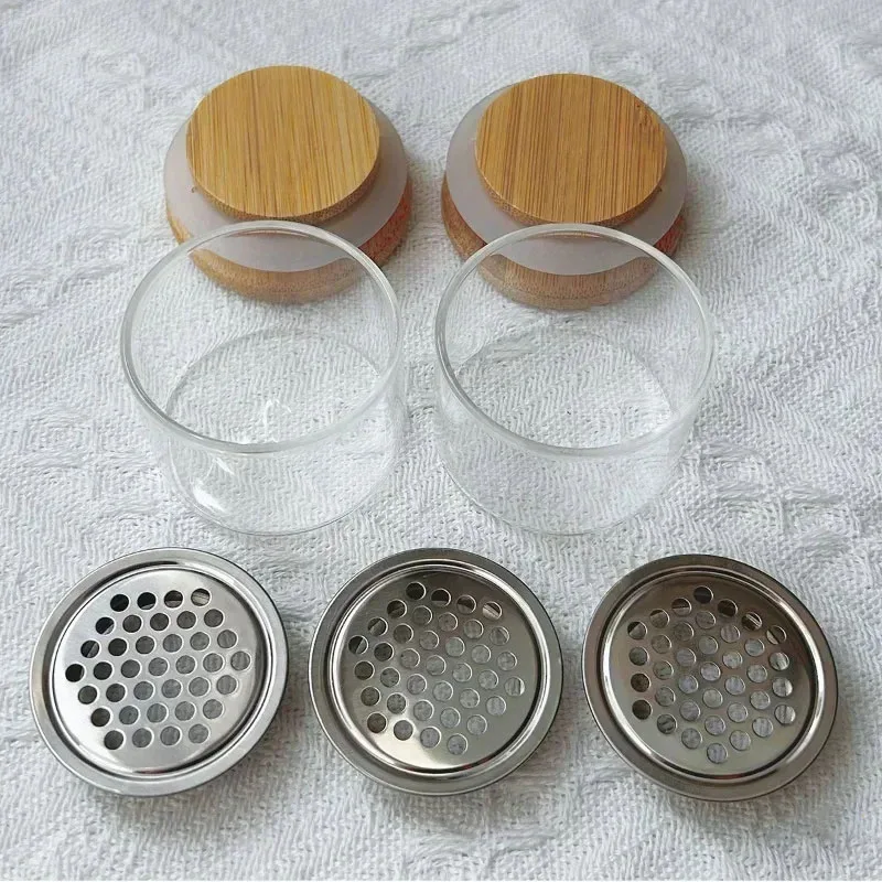 2Pcs/set Glass Washing Brush Crystal Cup 1Pcs Glass Crystal Cup+1pcs Stainless Steel Mesh Filter For Brush Cleaning Tools&*&