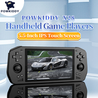 Powkiddy X28 Android 11 Portable Video Player T618 5.5 inch HD Touch Screen Handheld Retro Game Console Google Store