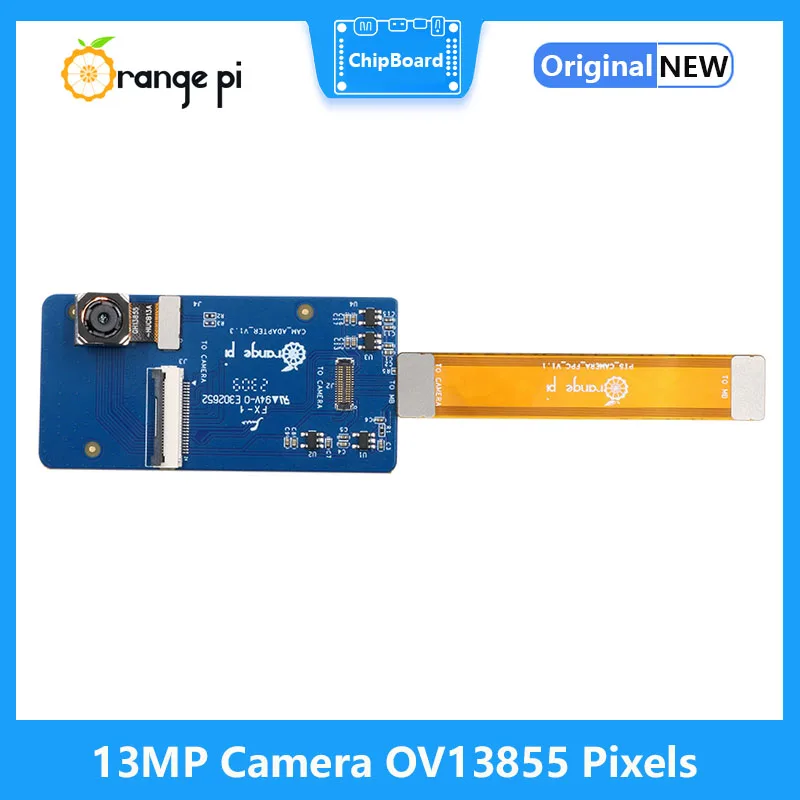 

Orange Pi 13MP Camera OV13855 1300 Million Pixels Focal Length 300mm Suitable for Orange Pi 5 / 5B / 5 Plus Board