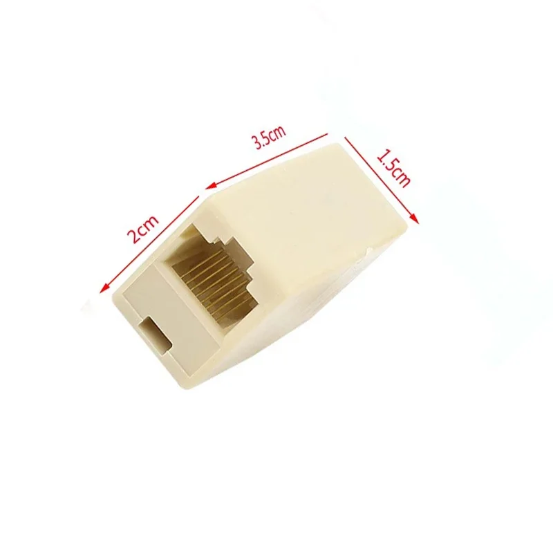 ESCAM CAT5 CAT5e Ethernet-адаптер 8P8C RJ45 Разъем Сетевой удлинительный кабель-адаптер для Ethernet-кабеля «мама-мама»
